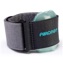 Load image into Gallery viewer, Aircast Elbow Brace. Black coloured band containing pneumatic cell.
