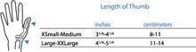 Load image into Gallery viewer, Thumb Brace Size Chart, Thumb Spica, Thumb Pain
